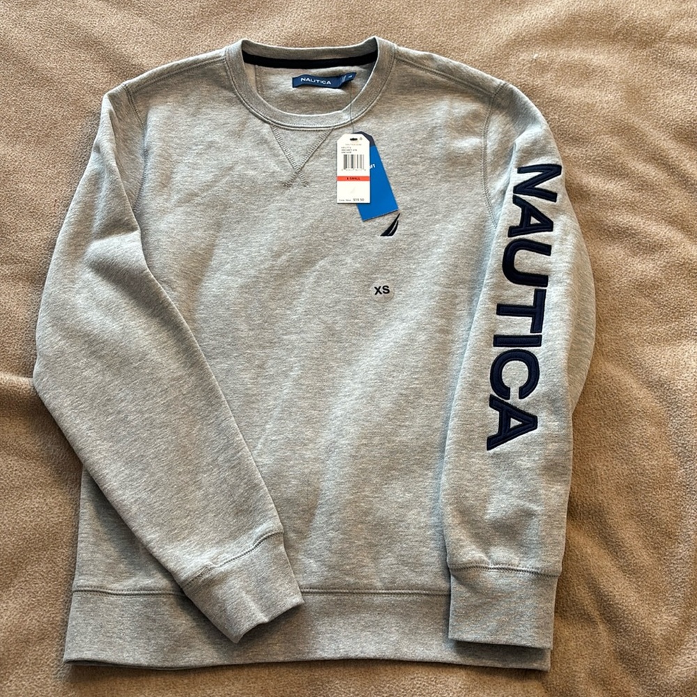 NEW WITH TAGS XS Fleece Nautica Sweatshirt